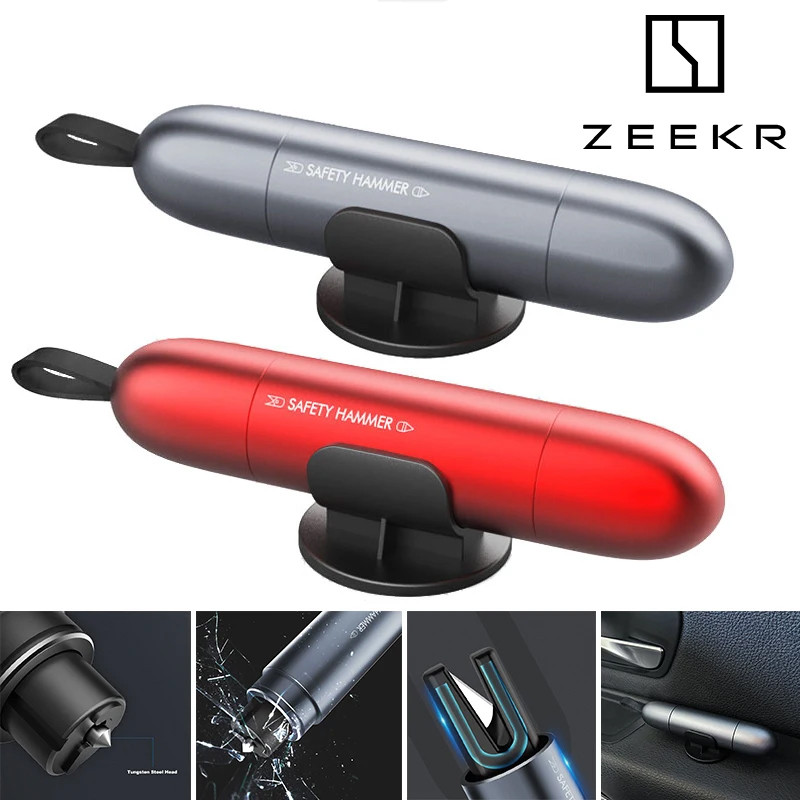 ZEEKR 001 009 7X X 007 MIX 001FR Vision EX1X ค้อนความปลอดภัยมัลติฟังก์ชั่น สแตนเลสทุบกระจก