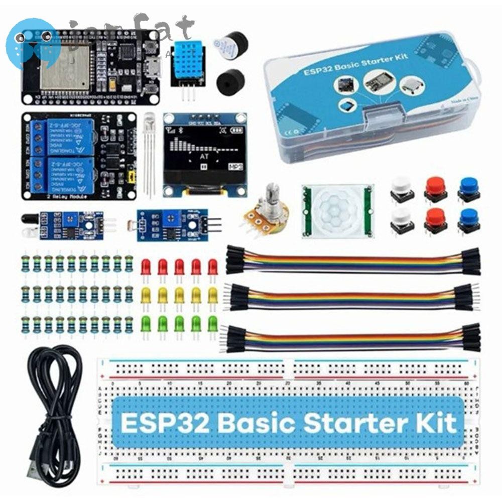 ชุดสตาร์ท JANFAT ESP32, ชุดสตาร์ทบอร์ดพัฒนา DIY, ชุดบอร์ดพัฒนา WiFi ระดับมืออาชีพมาตรฐานการเรียนรู้
