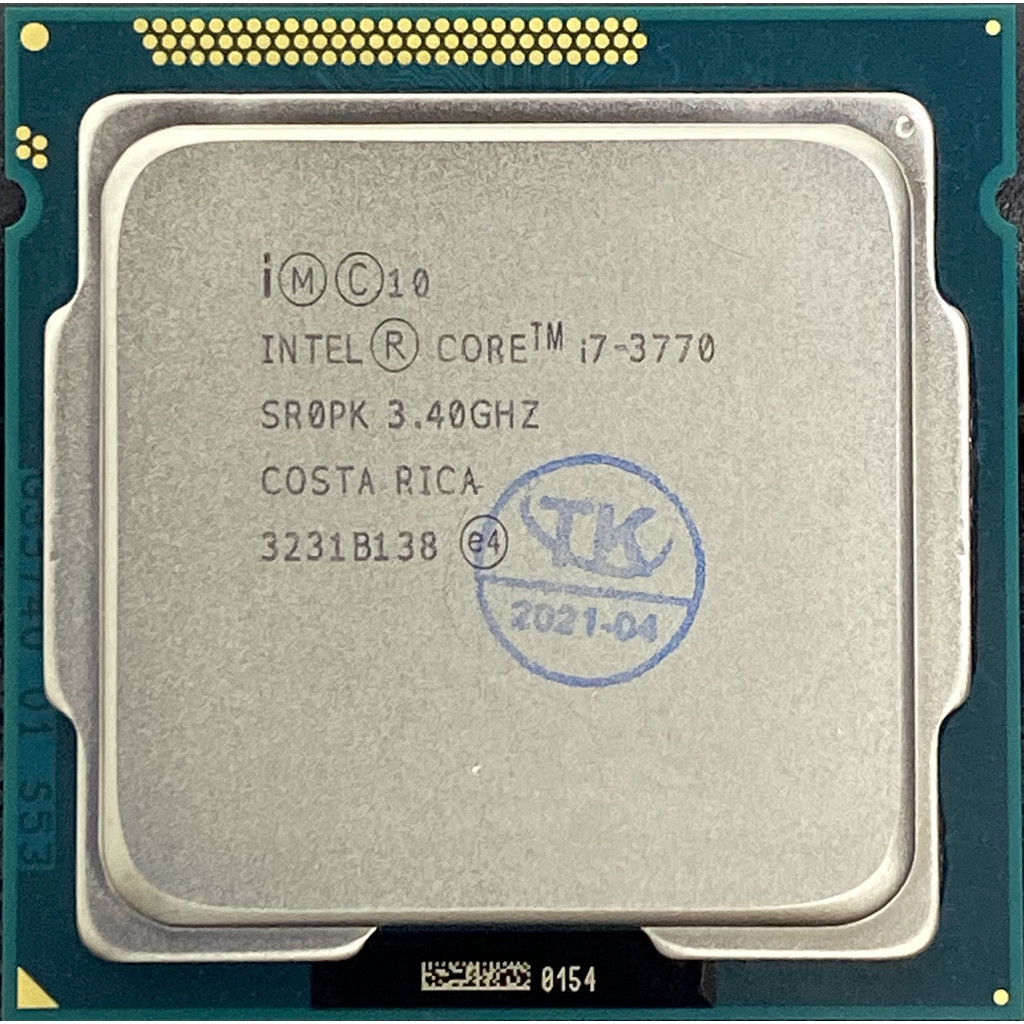 I7 2600 2600S 2600K 2700K 3770K 3770S 3770T 1155 Pin Quad Core CPU