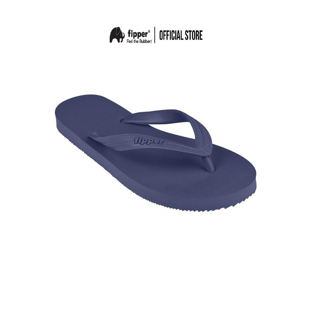 Fipper Selipar Basic M Getah Navy - รองเท้าแตะ Fipper Basic M Rubber Navy