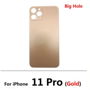 1 ชิ้นเปลี่ยน Big Hole กระจกด้านหลังสําหรับ Phone 11 Pro Max ฝาครอบแบตเตอรี่ด้านหลัง - รูปที่ 3