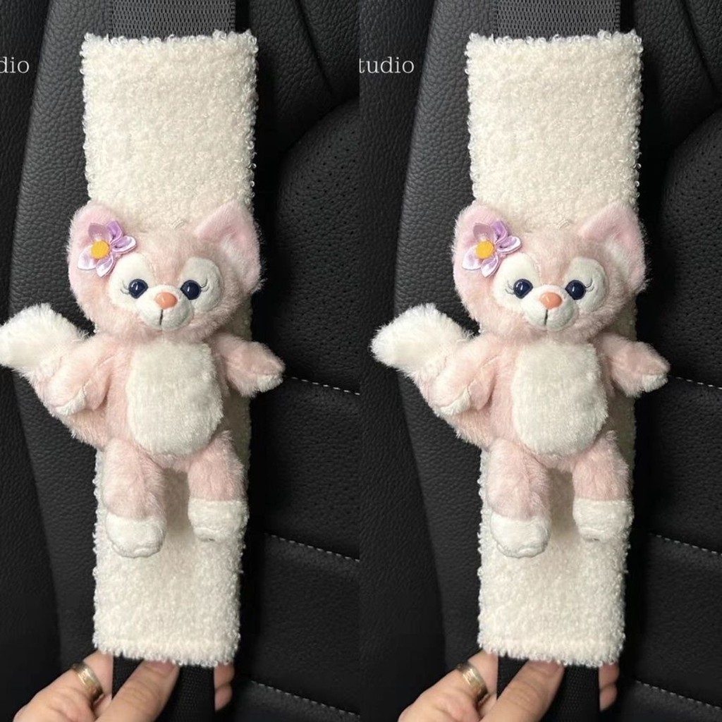 [ใหม่] Belle Car Seat Belt Shoulder Cover Sadaji Chuan Car Interior Girl Car Goods Cute New Car Gift