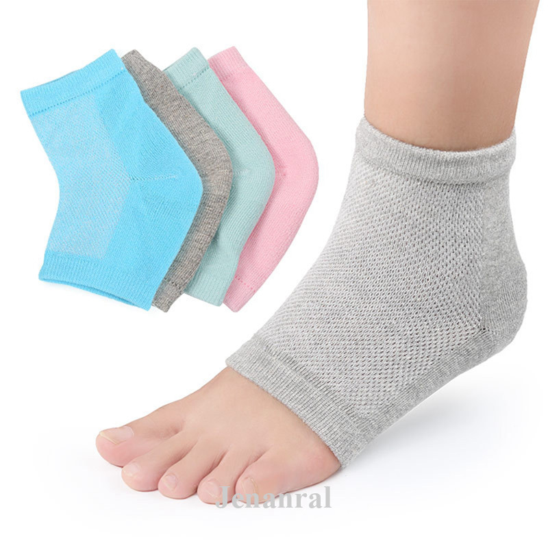 Jenanral 1 คู่ Moisturising Socks Spa Gel Moisturizer Heel Balm Foot Care Heel