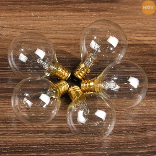 [2025 Super Sale]G40 หลอดไฟเปลี่ยน G40 ทังสเตน 7W 220-240V Clear Globe หลอดไฟ E12 ฐานหลอดไฟสําหรับในร่มกลางแจ้ง Patio Decor บ้านงานแต่งงานตกแต่ง