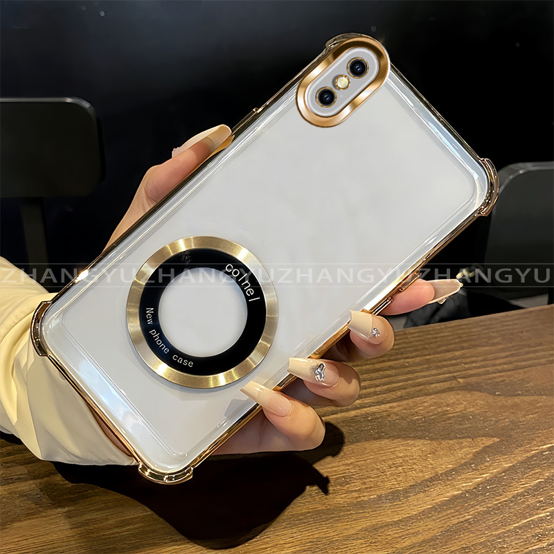 กันกระแทก Case สําหรับ iPhone X XS XS MAX เคสโทรศัพท์ใหม่ Magnetic Soft Case SZ27