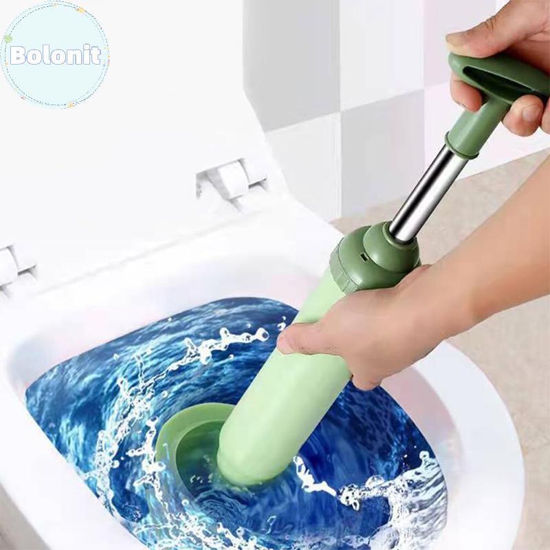 Bolonit Toilet Plunger Tools, Snake Drain Clog Remover, เครื่องมือ Plunger Air Toilet Plunger Drain 