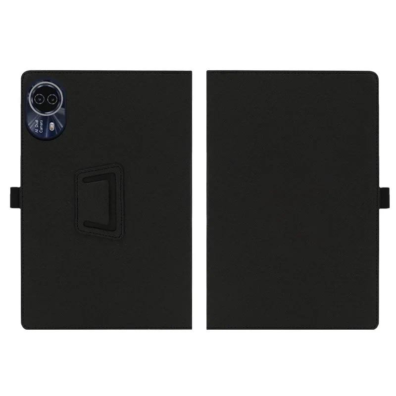 สําหรับ Teclast T70 14 นิ้ว Tri-Fold 2024 สมาร์ทแท็บเล็ตแม่เหล็ก PU Hard Back สําหรับ Teclast T70 Sl