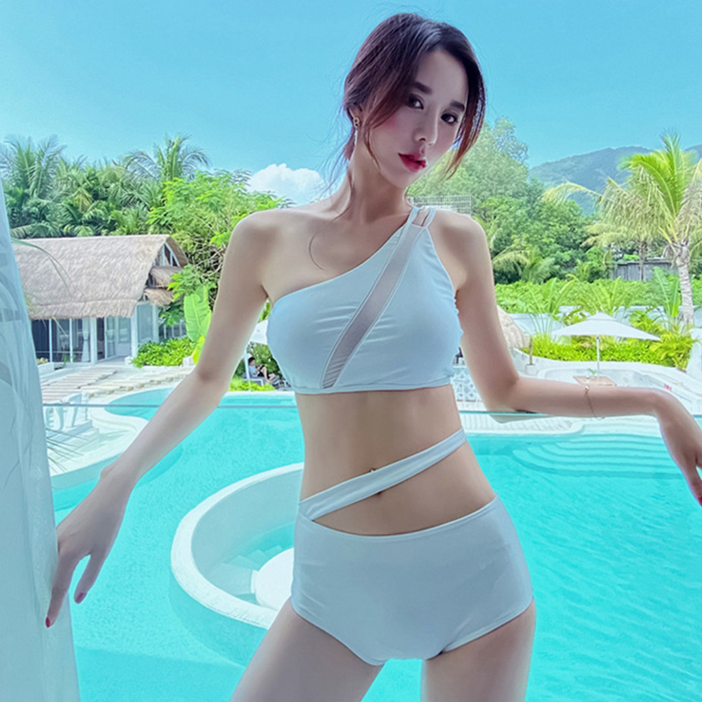 ชุดบิกินี่ผ้าพิมพ์ลาย 2 ชิ้น สไตล์ผูกเชือก เซ็กซี่สไตล์ทะเล - รูปที่ 4