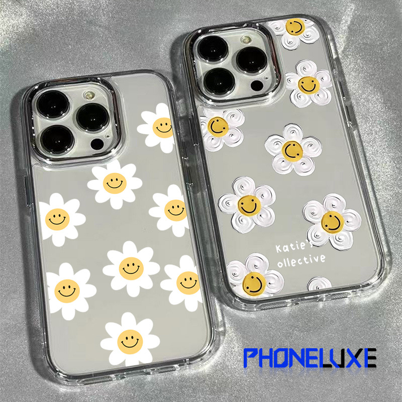 ความรู้สึกขั้นสูง จัดส่งจากประเทศไทย ลายหน้ายิ้มfor iPhone เคสไอโฟน 13 12 11 PRO MAX 16 15 14 X XS MAX XR 7/8PLUS หรูหรา
