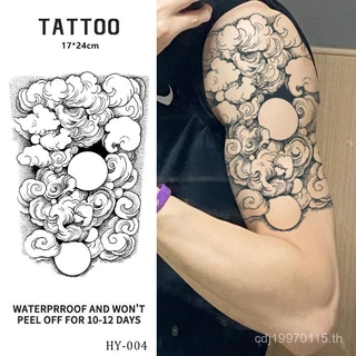 TSWJ【ZERO Tattoo】15วัน เต็มหลัง, หน้าท้อง, แขนรวม, รอยสักชั่วคราวที่ทนทาน 30 ท้องฟ้า หัวใจ วีนัส 6 เดือนเต็มชิ้นงูขาวงเจลสแกนสักสติกเกอร์