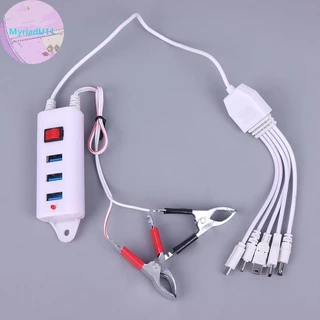 MyriadU 3USB คลิปพร้อมเครื่องชาร์จเครื่องชาร์จโทรศัพท์มือถืออินเทอร์เฟซ USB เครื่องชาร์จโทรศัพท์มือถือแบตเตอรี่สากล TH