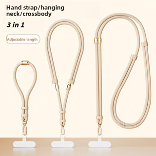 3-ใน-1ปรับโทรศัพท์เชือกเส้นเล็ก ค โรสบอดี สวมใส่สายคล้องคอสา…
