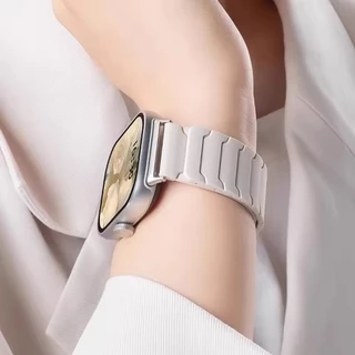 ซิลิโคน Quick Fit สําหรับ Samsung Watch 9 40mm 44mm Ultra2 Galaxy Watch 8 กีฬาสายรัดข้อมือแม่เหล็กสําหรับ Band