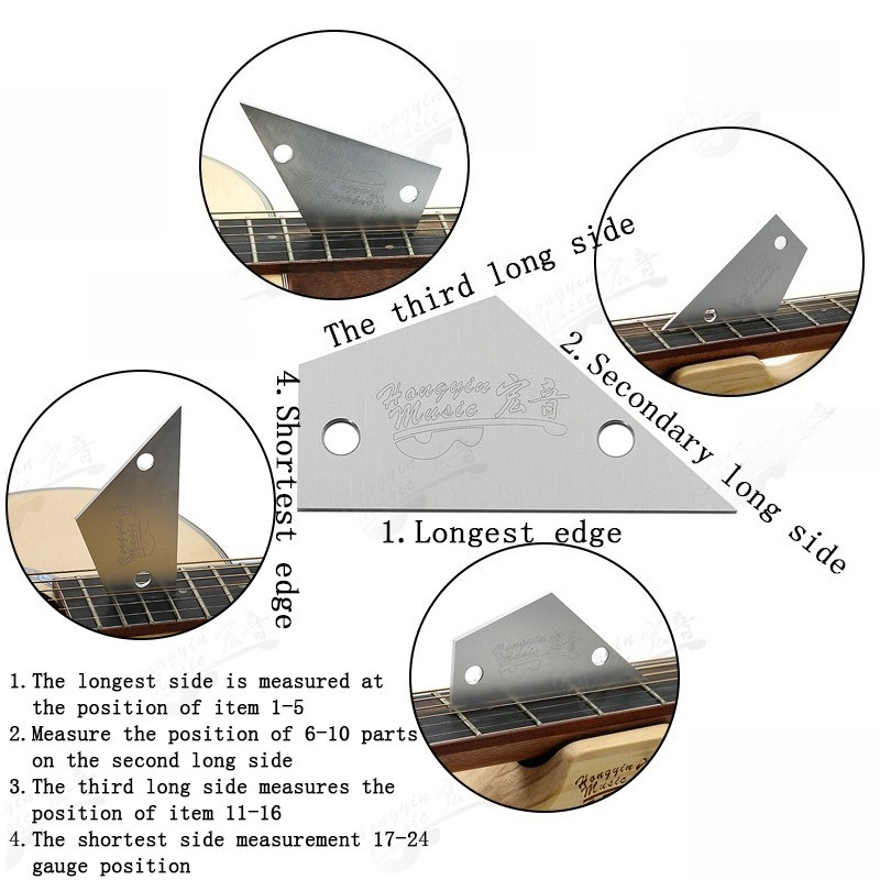 กีตาร์เบส Fret Leveling ไม้บรรทัด Fret Rocker Fret ระดับ Luthier เครื่องมือกีตาร์อะคูสติกกีตาร์ไฟฟ้า Bass Fingerboard อุปกรณ์เสริม