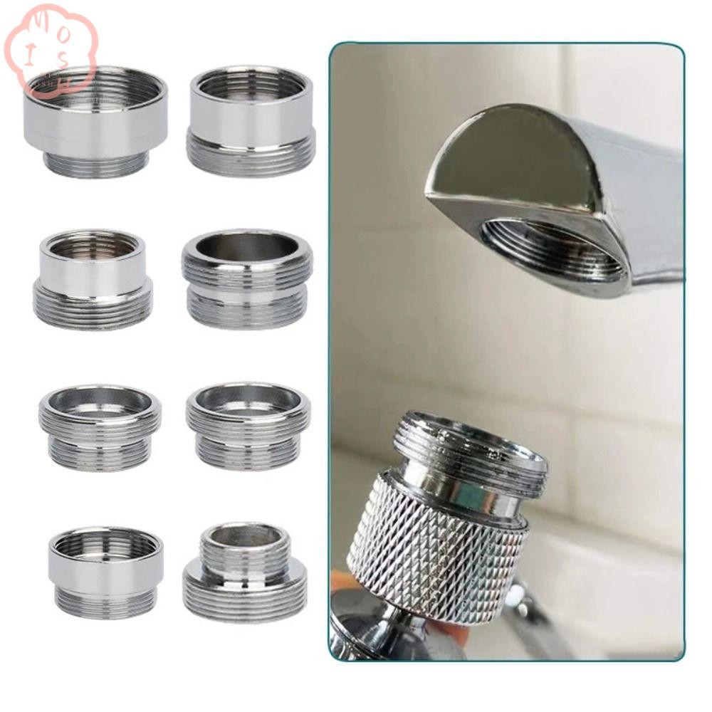 MIOSHOP Faucet Adapter Set, Metal With Washer Water Filter Adapter, 18/20/22/24mm To 22mm Tap Aerato