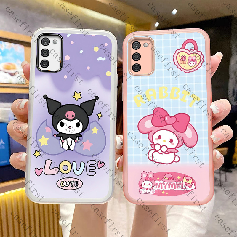 เคส Samsung a03s เคส samsung a02s พร้อมฟิล์มกันรอยเลนส์ การ์ตูนน่ารัก