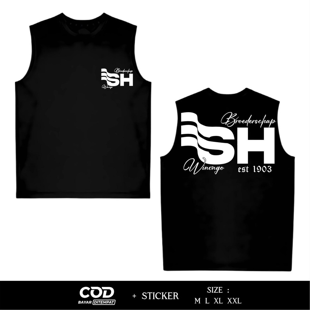 PSHW BRODERSCHAP SH WINONGO EST 1903 ใหม่ล่าสุด PSHW SINGLET - PSHW SYMBOL SINGLET - SIMPLE PSHW SIN