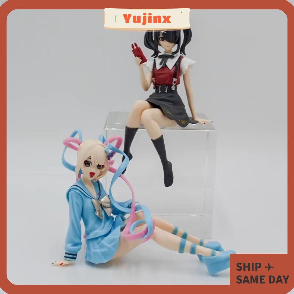 YUJINX ตุ๊กตา, 8 ~ 13 ซม. OMGkawaiiAngel-chan PVC เครื่องประดับ, NEEDY STREAMER Ame-chan Super Ten-C