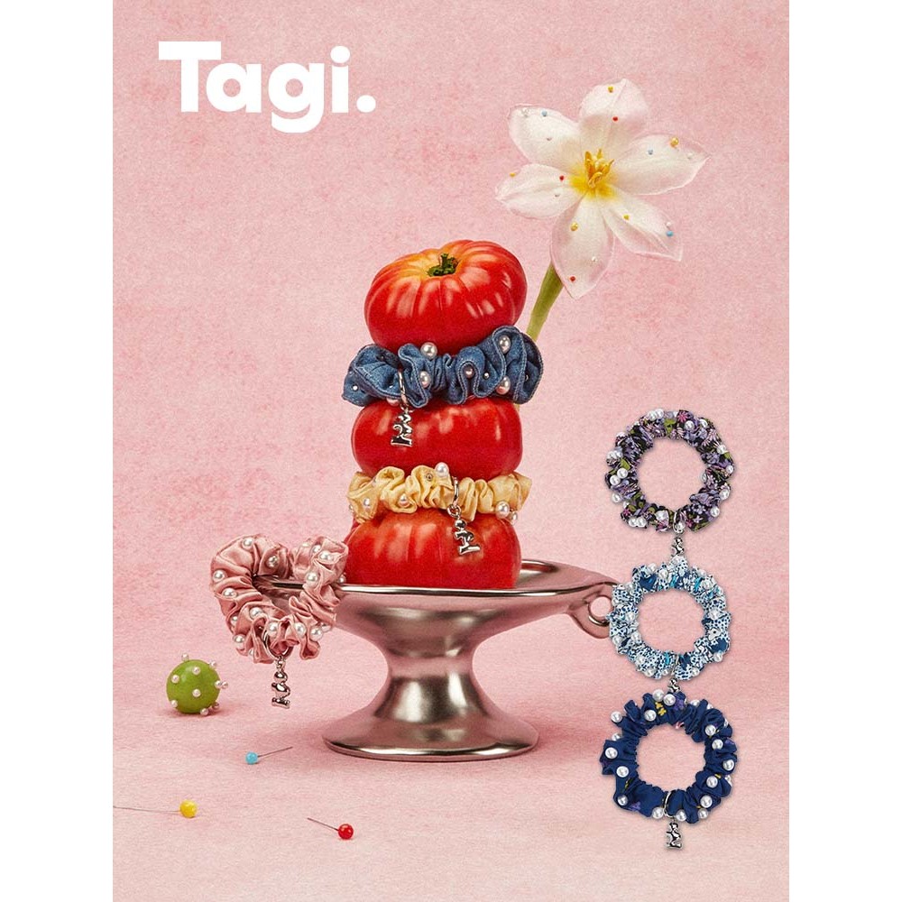 Tagi. ربطة شعر بتعليقة i ولؤلؤ