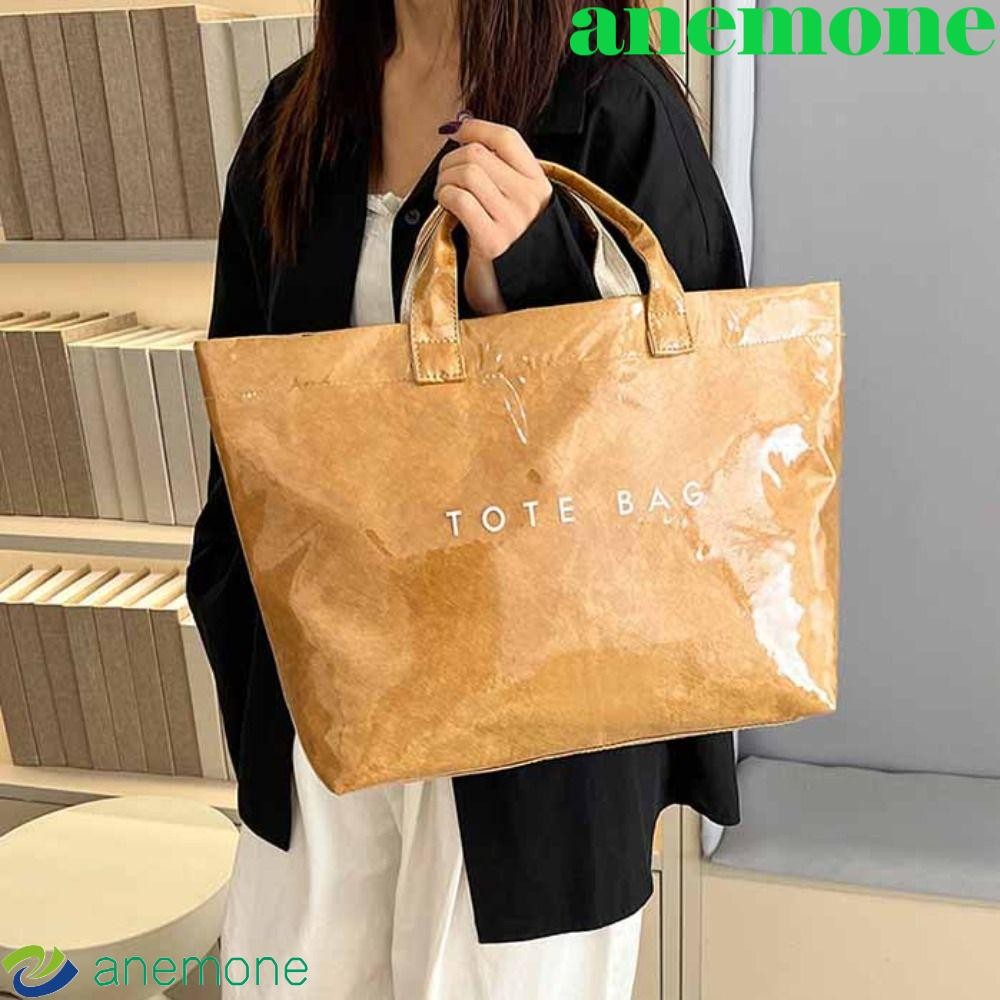 ANEMONE กระเป๋า Tote PVC โปร่งใส สำหรับฤดูร้อน และใช้ได้ในการท่องเที่ยวทะเล