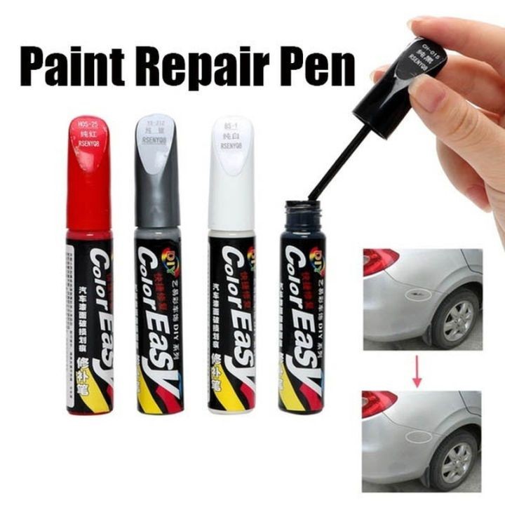ปากกา ซ่อมสีรถ ปากกาแต้มสีรถ มีทุกสี Auto paint Pen ปากกาลบรอยขีดข่วน