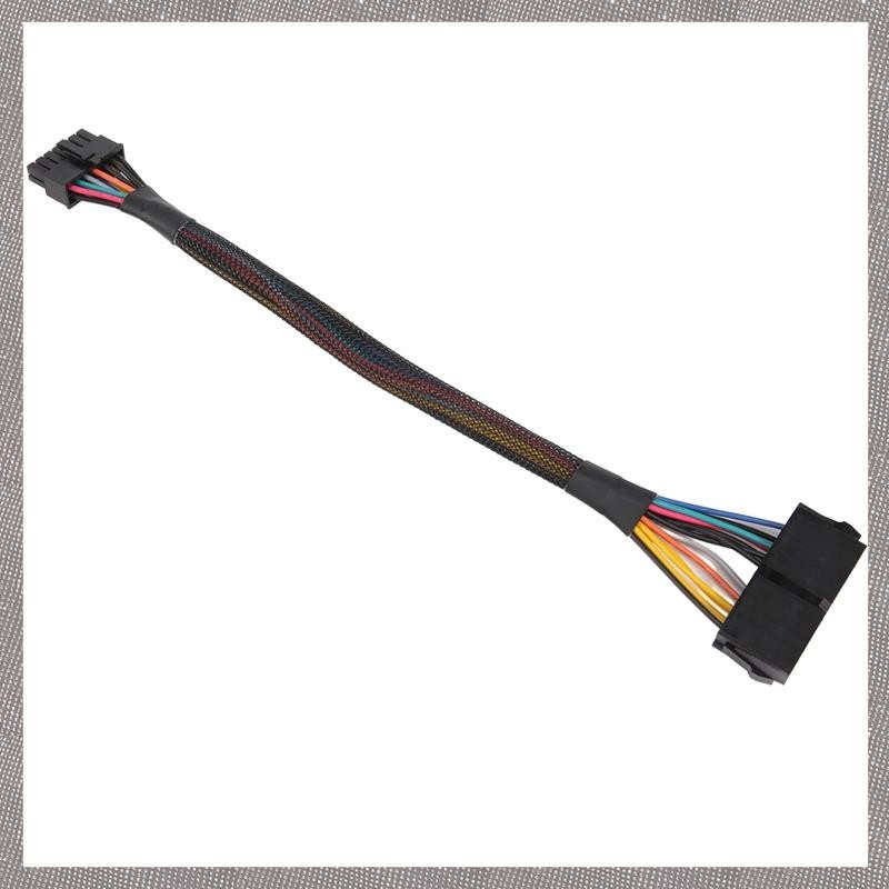 [ULZR] 24 Pin to 14 Pin ATX PSU Main Power Adapter สายถักแขนสําหรับ PC และเซิร์ฟเวอร์ 12 นิ้ว (30 ซม