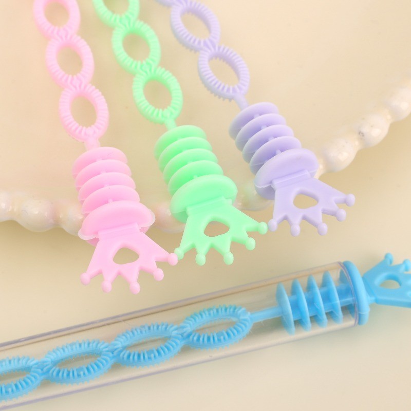 10ชิ้นที่มีสีสันฟองขวดสบู่-มินิเป่าฟองหลอดที่ว่างเปล่า-ห้าหลุมมงกุฎฟองคัน-พ่อแม่และลูกโต้ตอบของเล่น-แต่งงานงานเลี้ยงวันเกิดตกแต่ง ราคา ถูกที่สุด ดีลบีเคเค แกลเลอรีภาพที่ 6