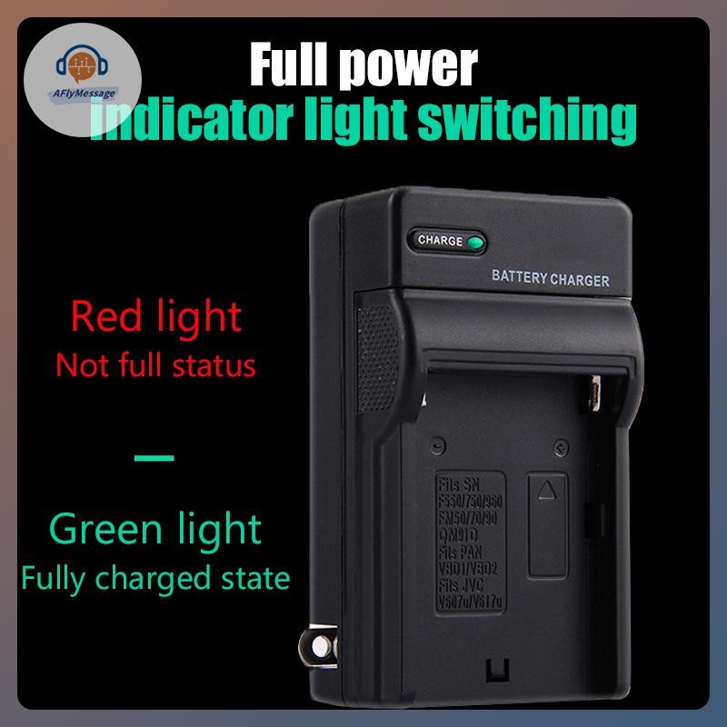 AFl USB Charger สําหรับ Sony NP F550 NP-F750 NP-F970 Series แบตเตอรี่สําหรับ Sony แบตเตอรี่ Charger 