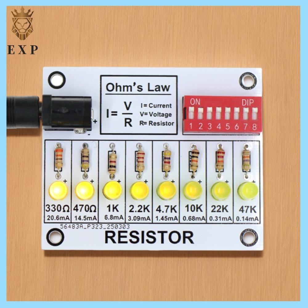 [explosion1.th] Ohm Law DIY ชุดฝึกบัดกรี DIY โครงการวงจรอิเล็กทรอนิกส์การสอน Lab การฝึกอบรมชุดบัดกรี