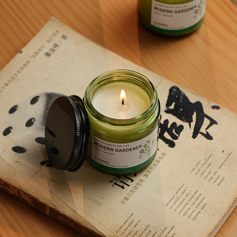 CEN 🕯️เทียนหอม🕯️เทียนหอมอโรม่า เทียนหอม เทียนแก้ว scented candle ​เทียนหอมสร้างบรรยากาศ กลิ่นหอม - รูปที่ 2