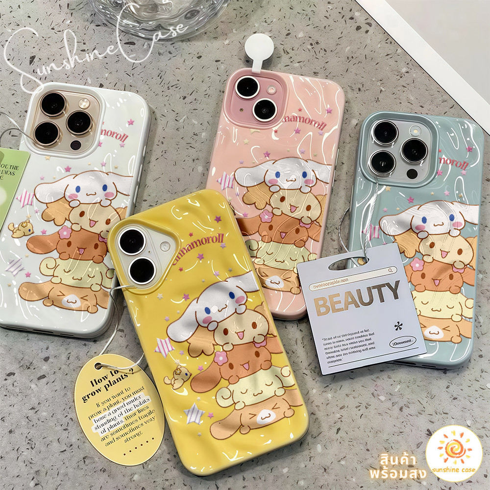 CODที่ไทย เคสไอโฟน14 ลายการ์ตูนหมาหูใหญ่ เคสลายอุกกาบาต For IPhone13 11 12 14PLUS 6/7/8 15 16ProMAX X XR XSMAX กันกระแทก