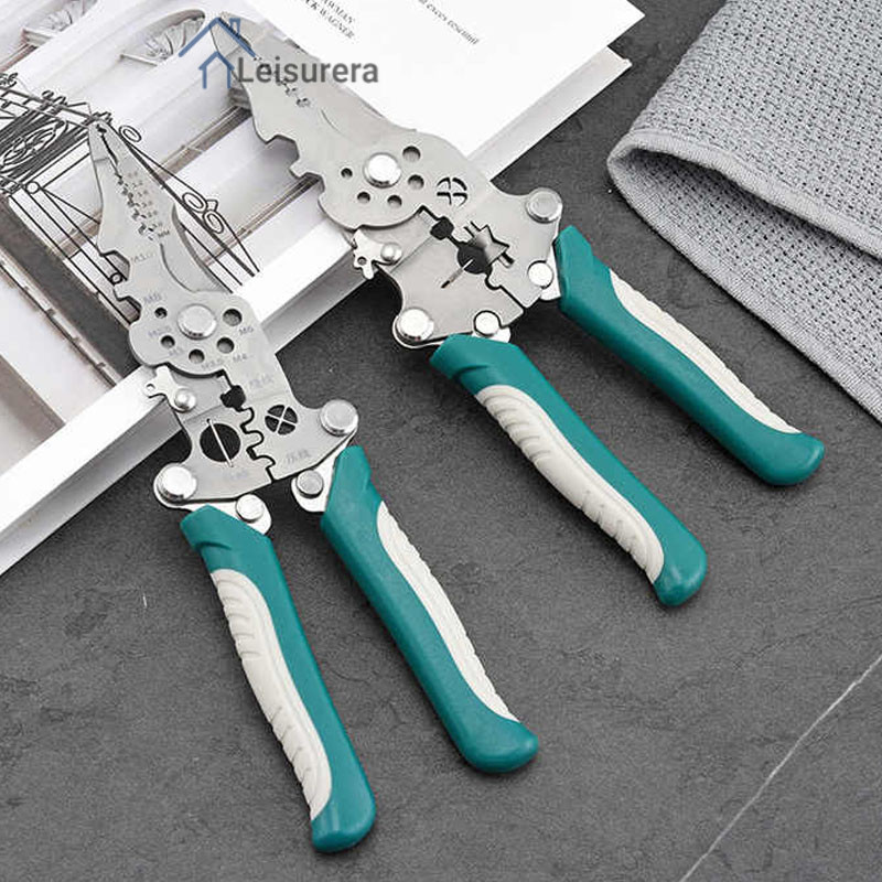 Laคีมปอกสายไฟมัลติฟังก์ชั่น คีมเอนกประสงค์วัสดุเหล็กโลหะ