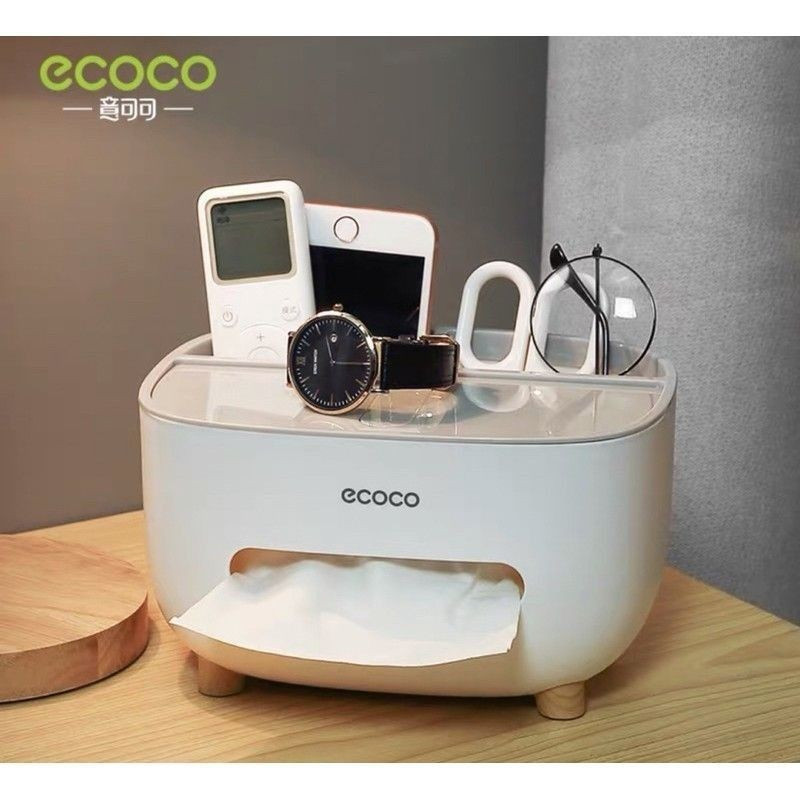 ECOCO กล่องทิชชู่มัลติฟังก์ชั่น