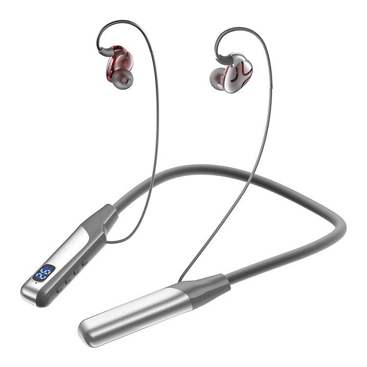หูฟัง หูฟังไร้สาย คล้องคอ เหมาะสำหรับออกกำลังกาย wireless earphones หูฟังบลูทูธ V5.3 HD พูดคุย