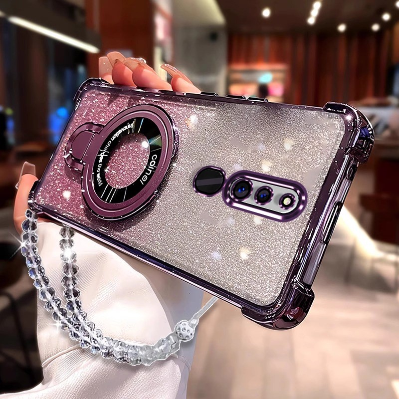 เคสสําหรับ OPPO F11 Pro OPPO F11 เคสโทรศัพท์สําหรับที่วางโทรศัพท์แม่เหล็กนุ่มกันกระแทกฝาหลังพร้อมที่