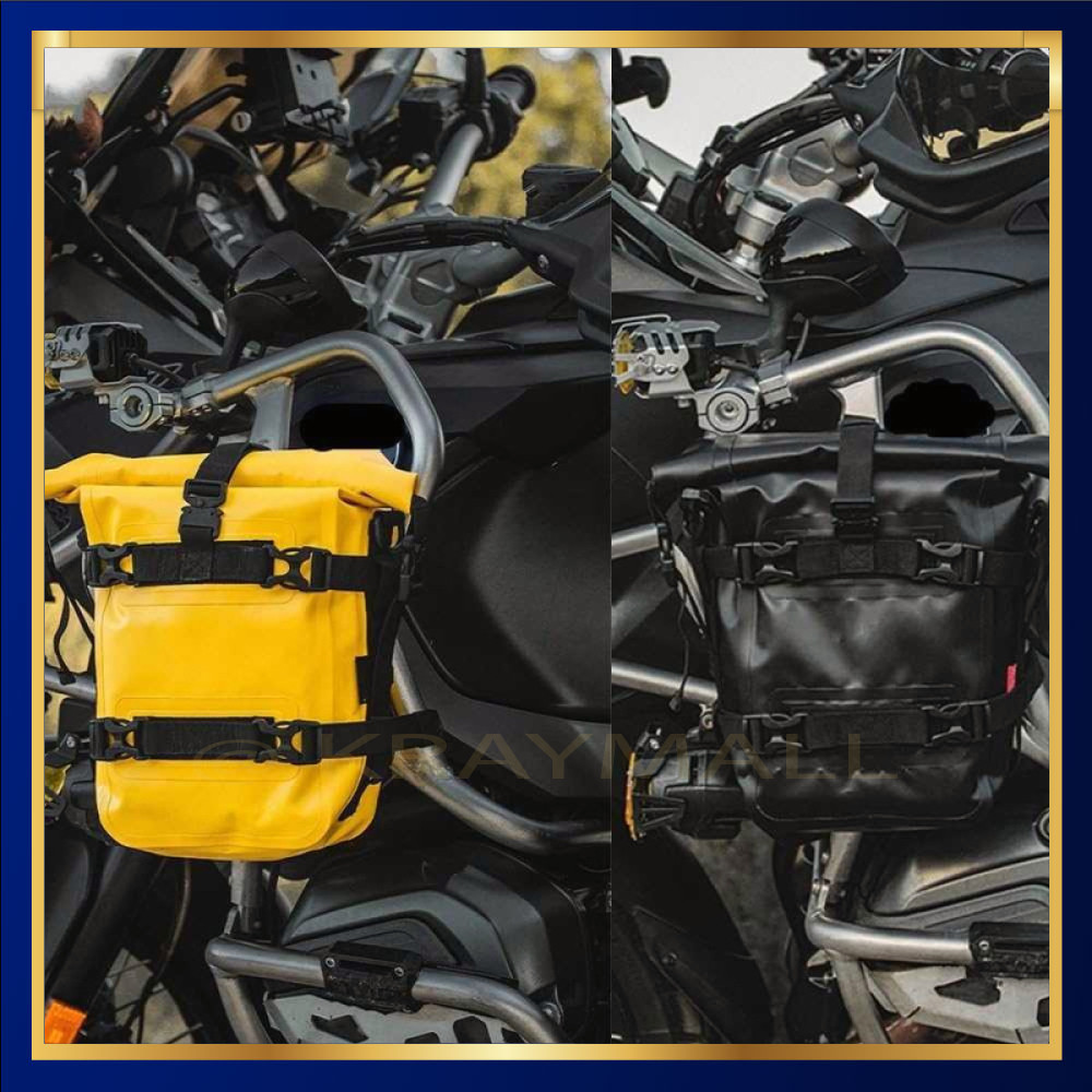 Touring Motorcycle Bag Side Frame Crash Bars Waterproof Bag 8L - INU27