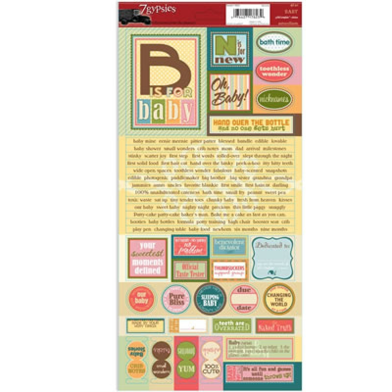 7 Gypsies 97% Complete Stickers - Baby