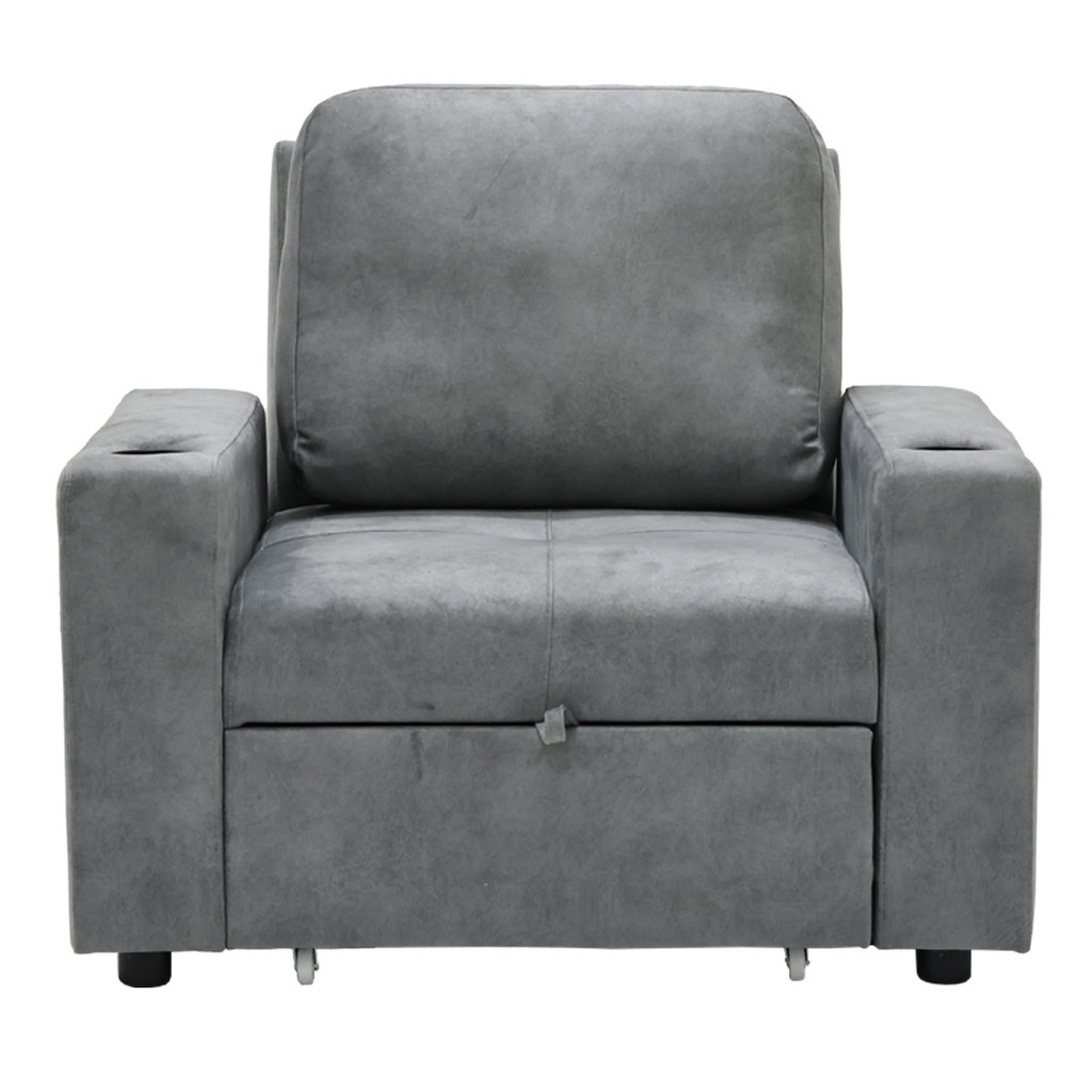 SB Design Square โซฟาเบด 1 ที่นั่ง รุ่น Reindeer - PET  สีเทา (104x100x94 ซม.)  แบรนด์ SB DESIGN SQU