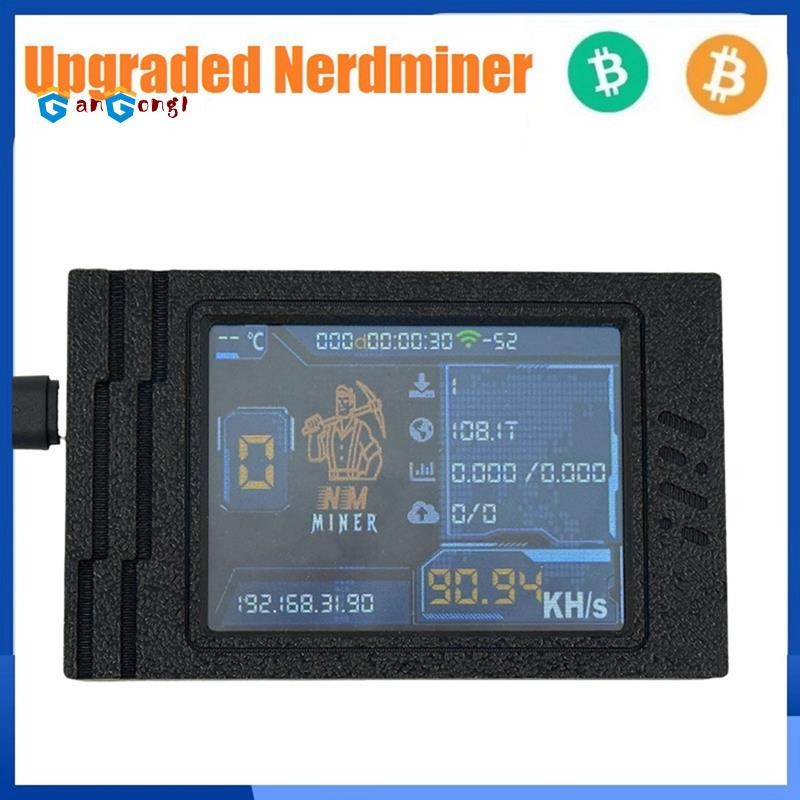 [gangong1]อัพเกรด Nerdminer Miner 92KH/S หน้าจอสี 2.8 นิ้ว BTC Solo Mining Miner Bitcoin BTC Miner N