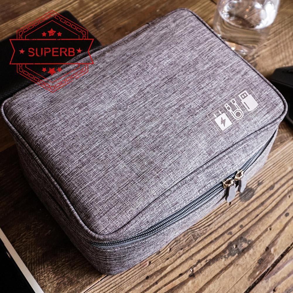 apoedc usb Data Line Power Bank Storage Bag Travel Cable Portable Bag Organizer Digital E0k9 apoedc