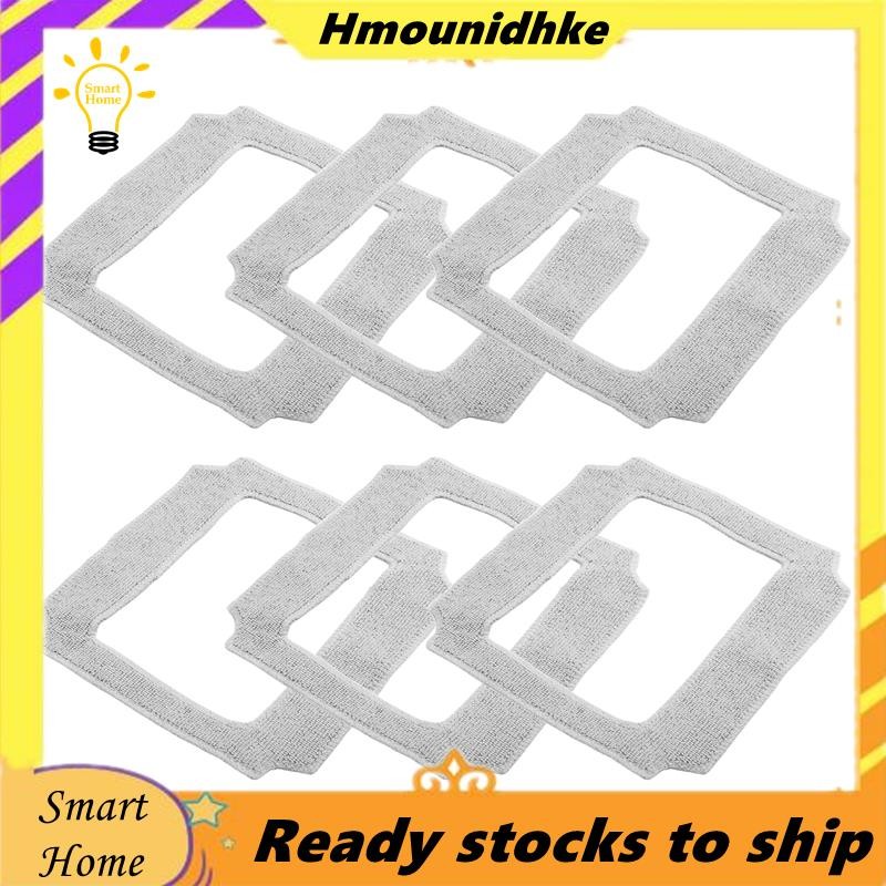 6PCS ทําความสะอาดหน้าต่างหุ่นยนต์ Mop ผ้าทําความสะอาด Rag ผ้าเช็ดตัวผ้าฝุ่นผ้าทําความสะอาดสําหรับ YW