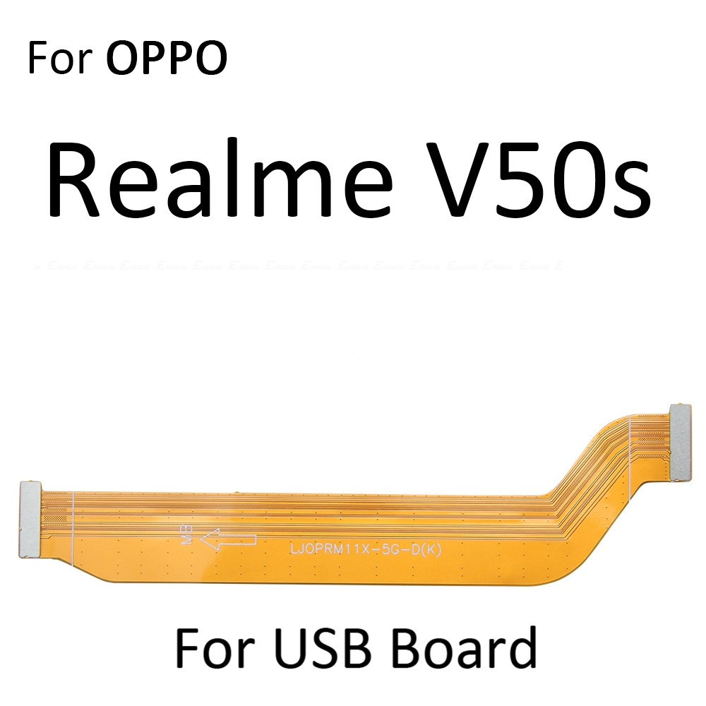 สําหรับ OPPO Realme V23 V23i V25 V50 V50s X50 X50m X7 Pro Max 5G หลักเมนบอร์ดเชื่อมต่อ LCD Flex สายอ