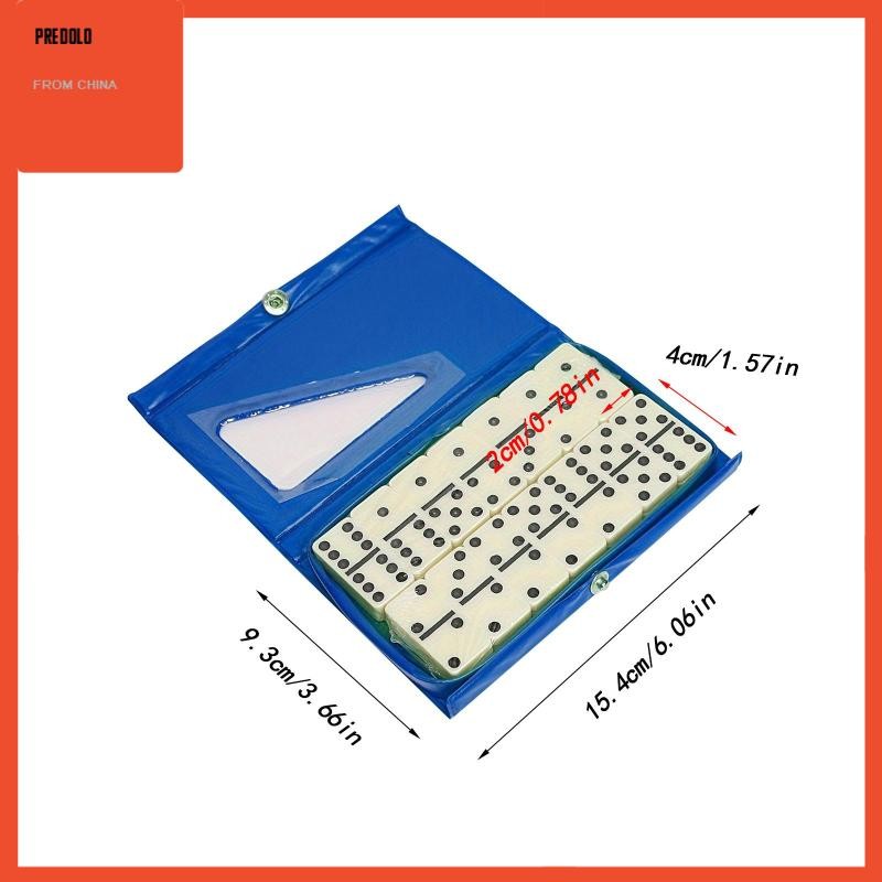 [Predolo] Dominos Set Table Game Family Game Fun Game Night Educational Toy 28 ชิ้น Double Six Domin