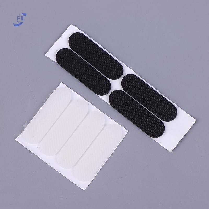 FIL 4PCS ยางสีดําฟุตความหนา 1.8 มม.Anti-slip Self-กาวซิลิโคนกันกระแทกแผ่นป้องกันสําหรับคีย์บอร์ดฐานตู้ OP