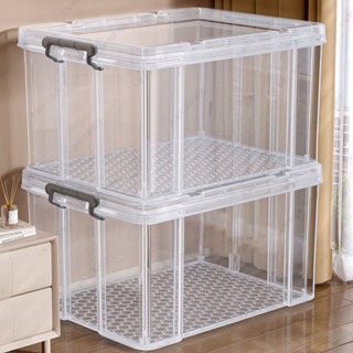 ลังใส่ของขนาดใหญ่ กล่องใส่เสื้อผ้า กล่องเก็บของ กล่องพลาสติก…