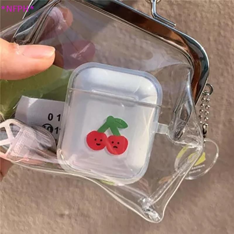 กระเป๋าใส่เหรียญแบบโปร่งใส ดีไซน์เรียบง่าย ปากกระเป๋ามีเหล็กคลิป