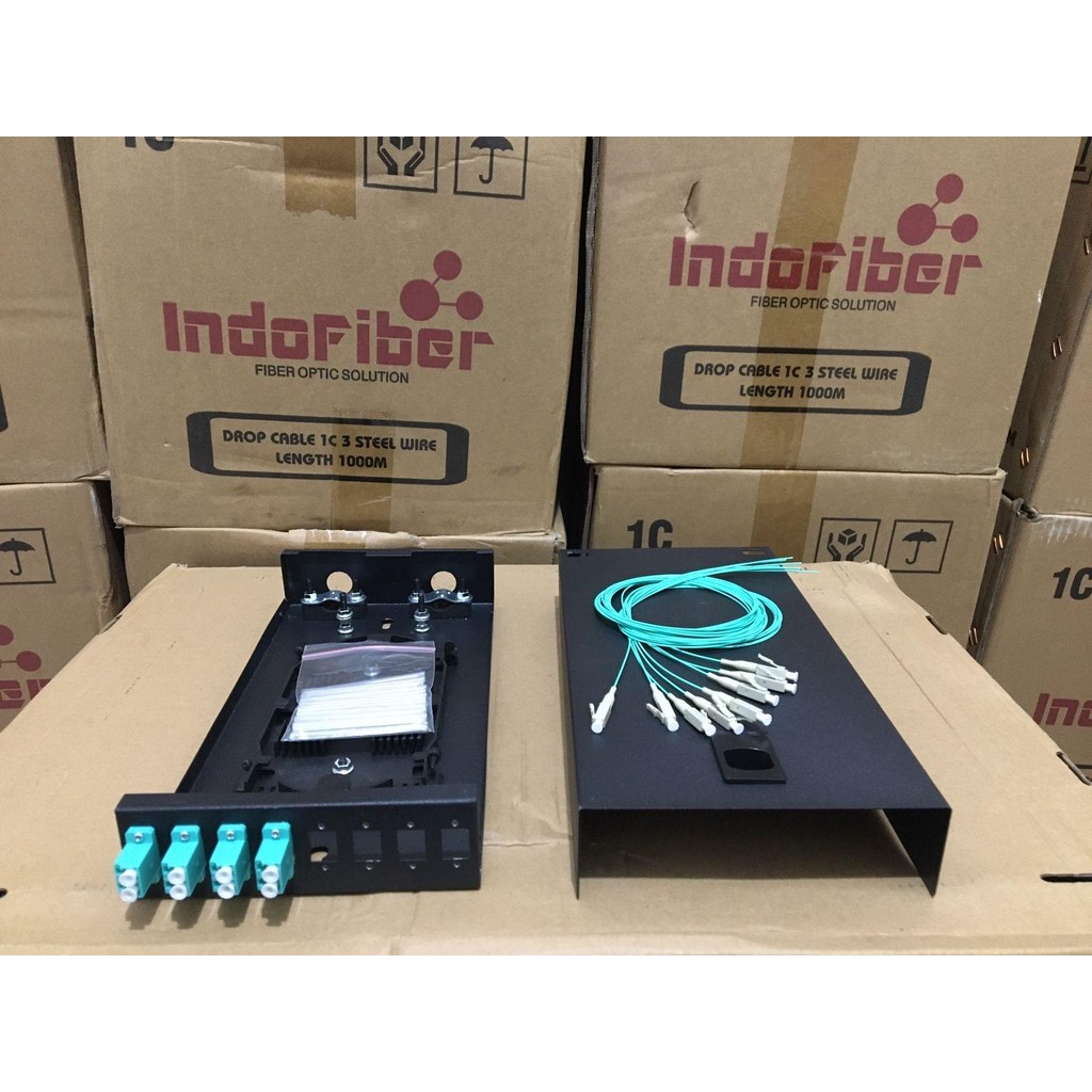 เตารีด LC Multimode OM3 8 core Rosette / FTTH Rosette / OTB mini LC OM3