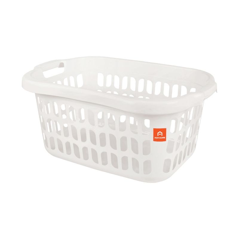 HOMEMART ตะกร้าผ้าเหลี่ยม 4227 สีขาว