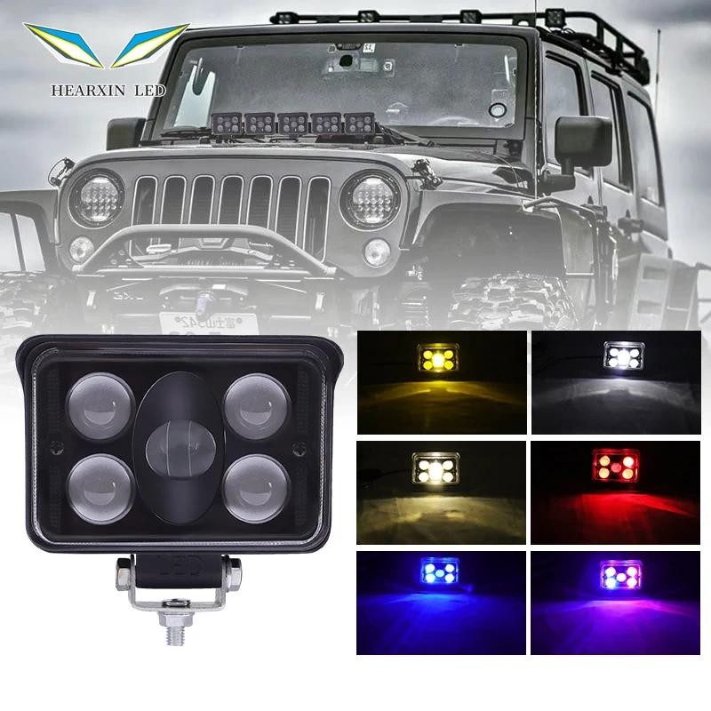 12-48V 3 นิ้วไฟทํางาน LED Bar สําหรับรถบรรทุกรถแทรกเตอร์ SUV 4x4 รถ LED ไฟหน้า 20W Spotlight Work Ba
