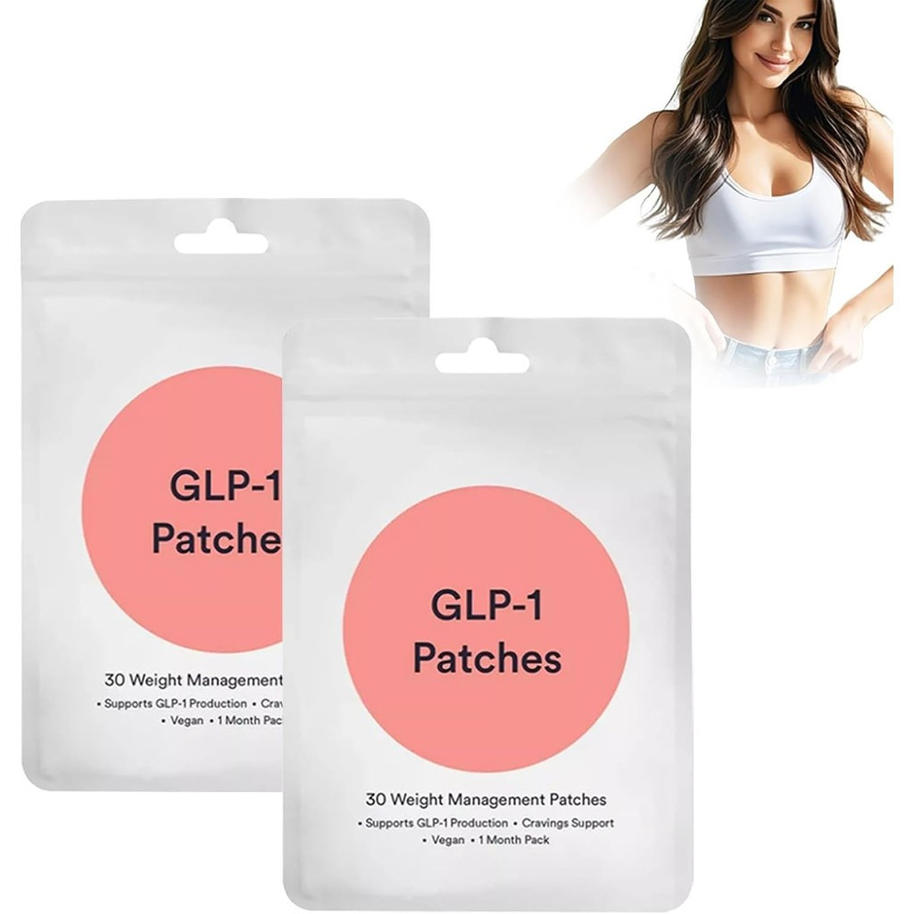 Pitaoge GLP-1 Patch GLP1 แผ่นแปะลดน้ําหนัก Natural Ingredient Patch Gentle Soothing (60 ชิ้น)